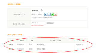 ボーナス容量 ボーナス容量