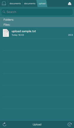 アップロードが完了